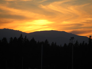 Flickr photo: sunset over Kingston, WA