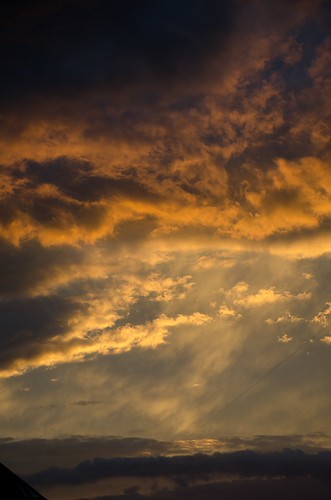 Sunset I by Horvih, This shot was taken from my room's window.sunset
