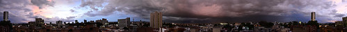 city sunset sun storm set mexico atardecer high view angle wide guadalajara jalisco 360 panoramic panoramica tormenta degrees grados cuidad