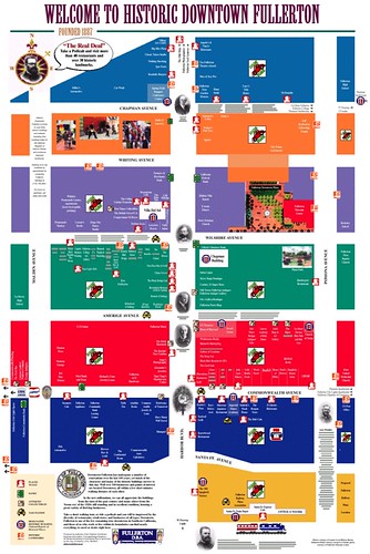 Downtown Fullerton Map | by dr. les