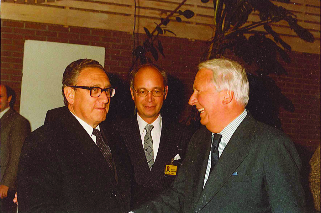Kissinger, Schwab, Heath - World Economic Forum Annual Mee… | Flickr