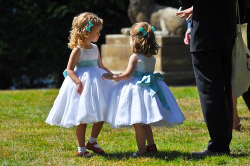 Eleanor and Sophia at wedding