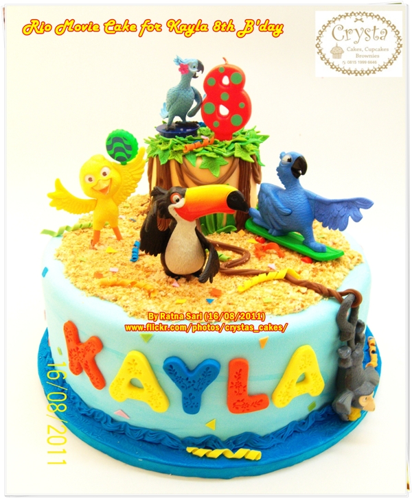 Rio Movie Cake for Kayla 8th B'day