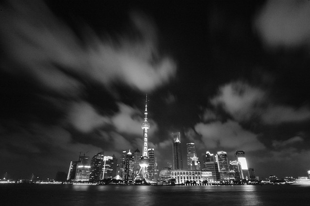 Shanghai - Amazing Night Skies over Pudong