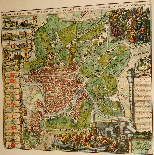 Rome - Map c. 1750