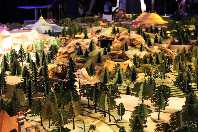 New Fantasyland Display at the Walt Disney Parks and Resorts Pavillion at the D23 Expo