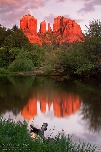 Cathedral Rocks Reflection