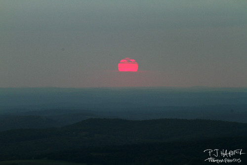 Sunset by hoohaaphotos, This was my first attempt at this week's HooHaa 52 -- I vetoed, of course. Loved the sun. The haze w
