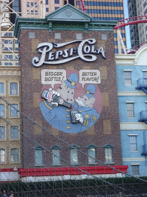 Pepsi Cola sign at NYNY Las Vegas