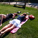 <p>when the sun came out during siesta time, I knew I could find the folks from Germany and the UK in the sun</p>