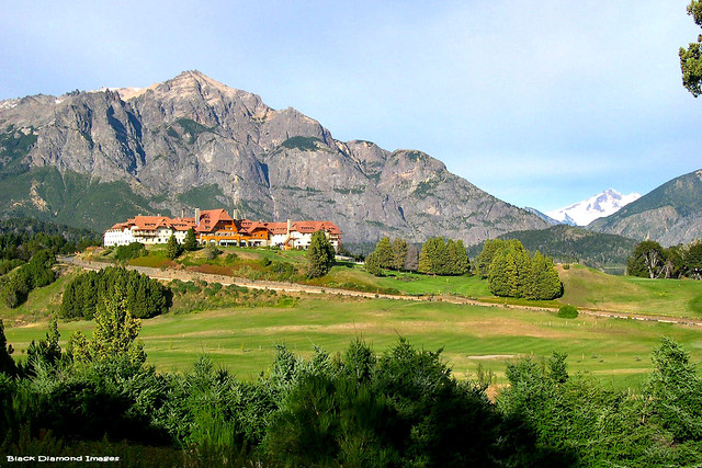 View to Llao Llao Hotel Golf & Spa Resort & Cerro Llao Llao, San Carlos de Bariloche, Río Negro, Argentina