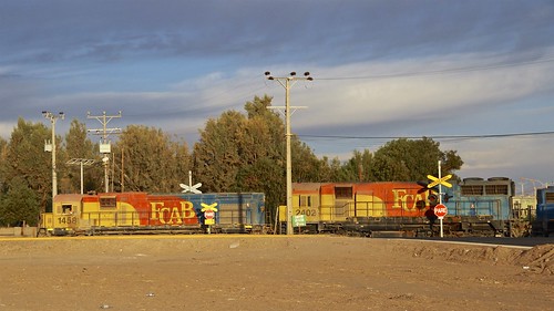 sunset calama city atacama desert chile atardecer desierto de ferrocarril train 2016