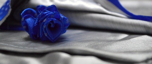 Day 75 : Blue rose... #365project #ribboncraft | by lsm9