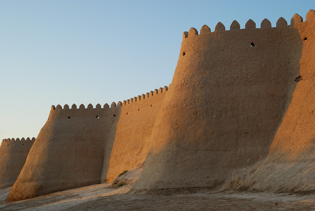 Ichon-Qala, sand desert fortress, Khiva, Khorezm © Bernard… | Flickr