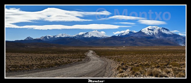 ALTIPLANICIE DE ANCUTA Y GUALLATIRE - CHILE - Pano 2 Fotos Horizontales