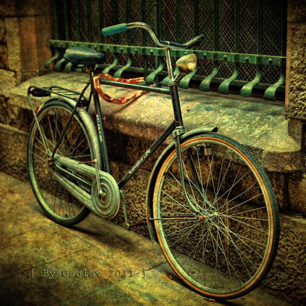 Una bicicleta en Barcelona
