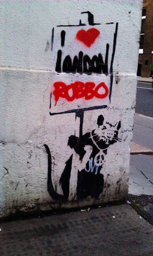 Banksy vs Robbo, Chiswell St