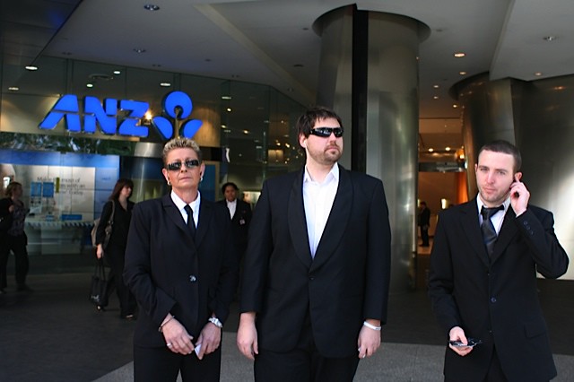 Greenpeace Secret Agents at ANZ in Brisbane