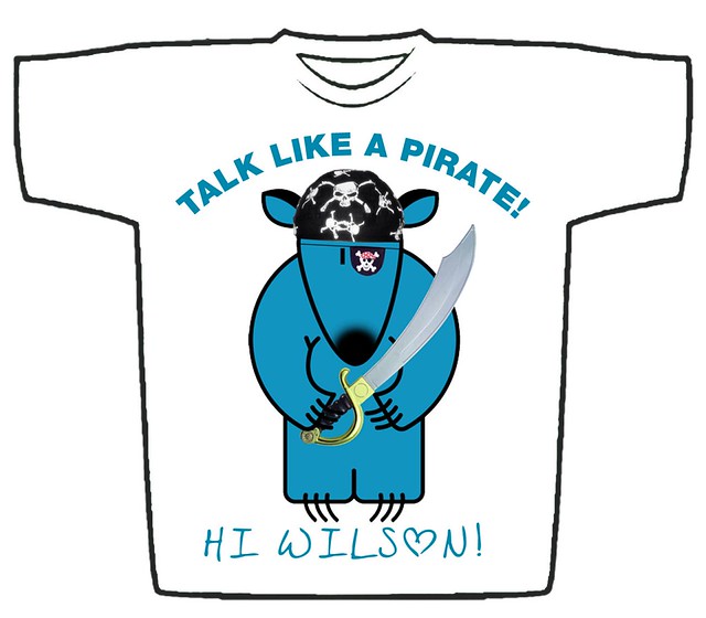 Hi Wilson! pirate T-shirt