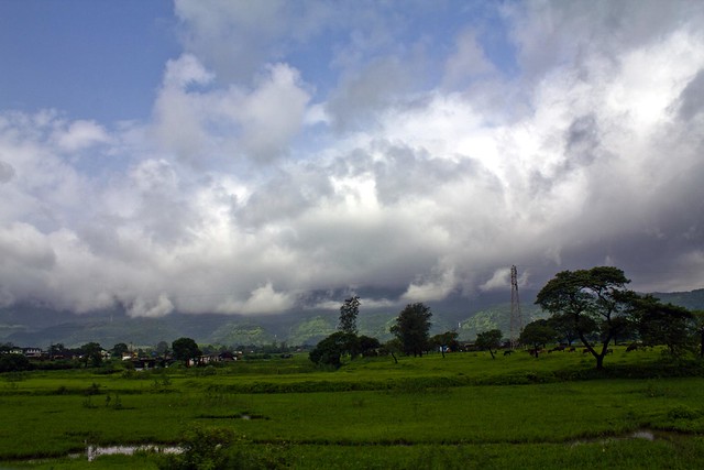 Clouds over Pune-Mumbai