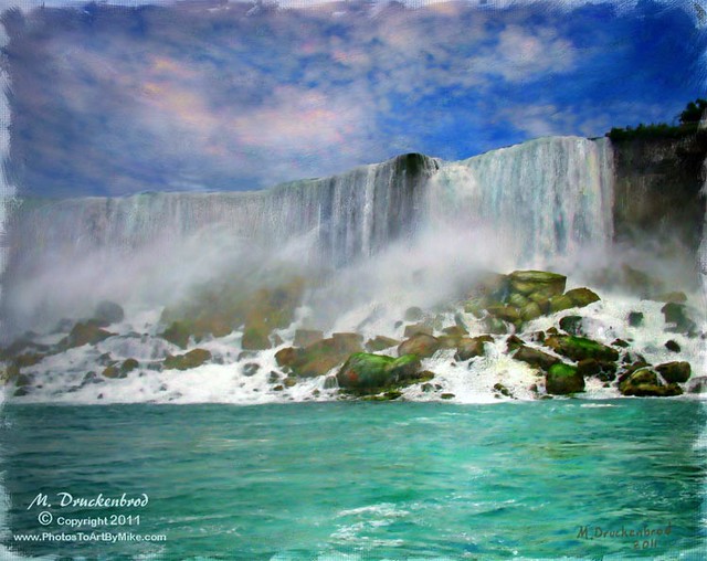 Niagara Falls, a digital painting