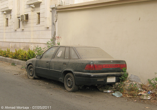 Abandoned Daewoo Espero (1991-1999)