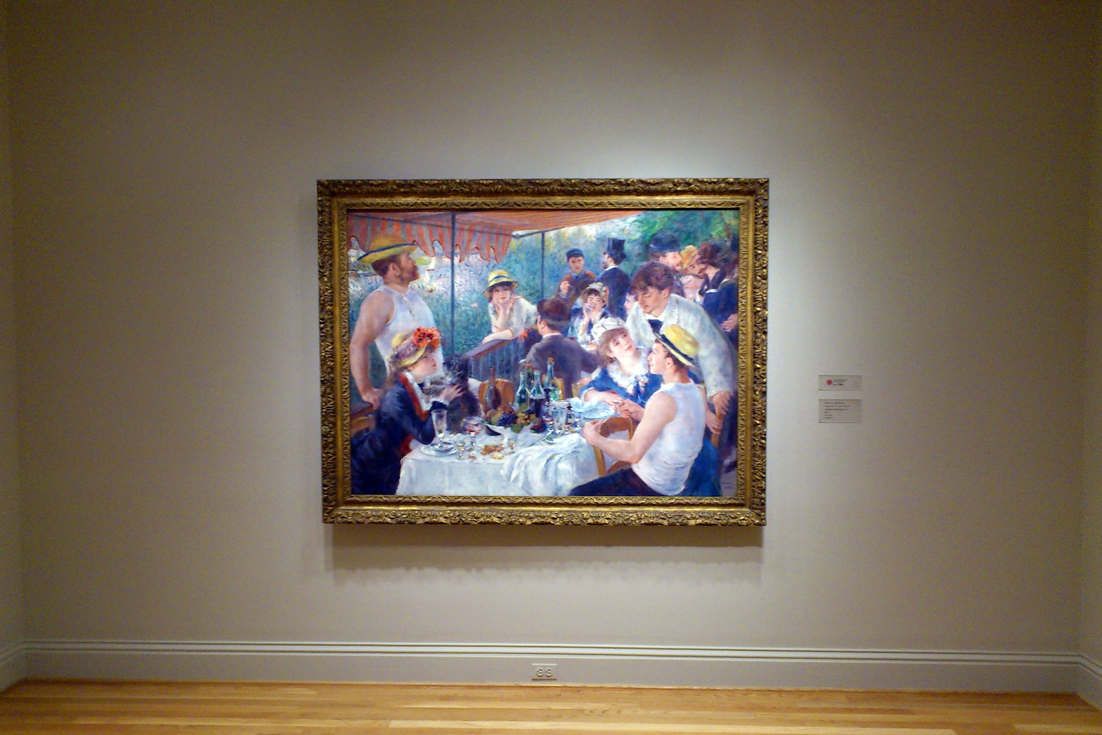 Renoir 10x8 In Art Print LUNCHEON OF THE BOATING PARTY 
