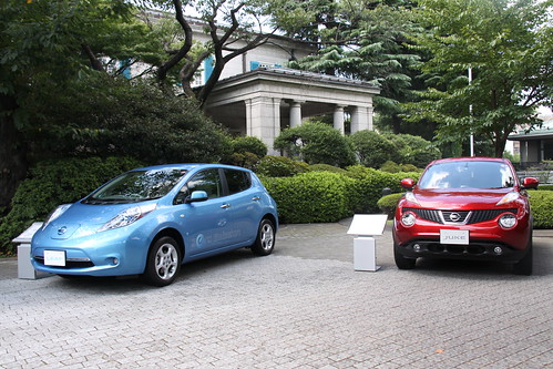 Nissan Leaf and Juke