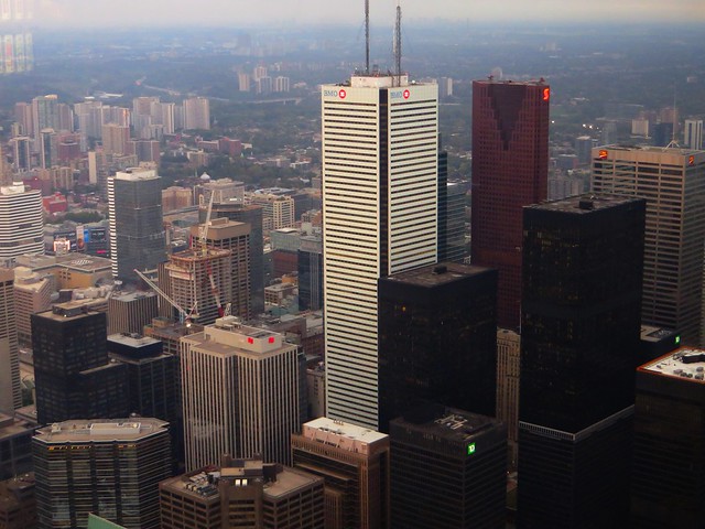 First Canadian Place from CN Tower, Toronto, Ontario