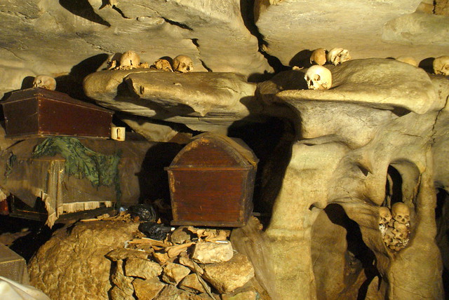 Cave burial site in Londa