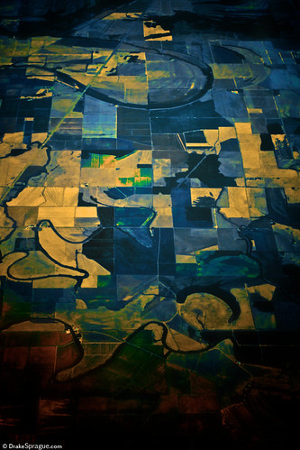 abstract aerial agriculture oblique cropland drakesprague