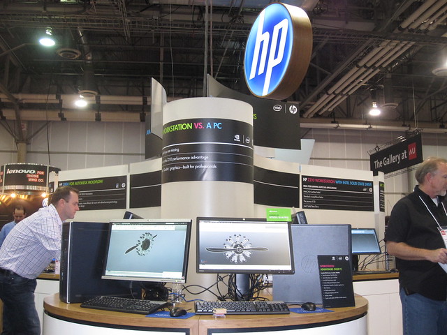 Why should you choose a workstation over a PC when using Autodesk products - come to the HP booth to find out!