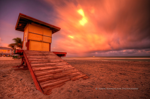 longexposure sunset beach sand lifeguard hdr sigma1020 nikond90