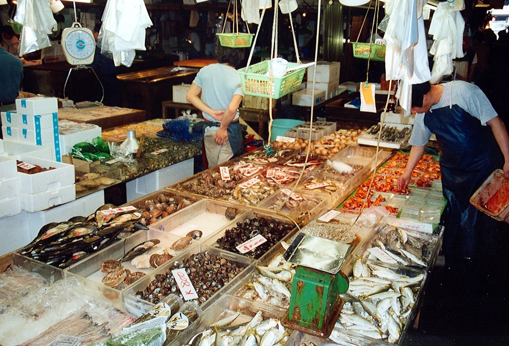 Tokyo, Tsukiji fish market
