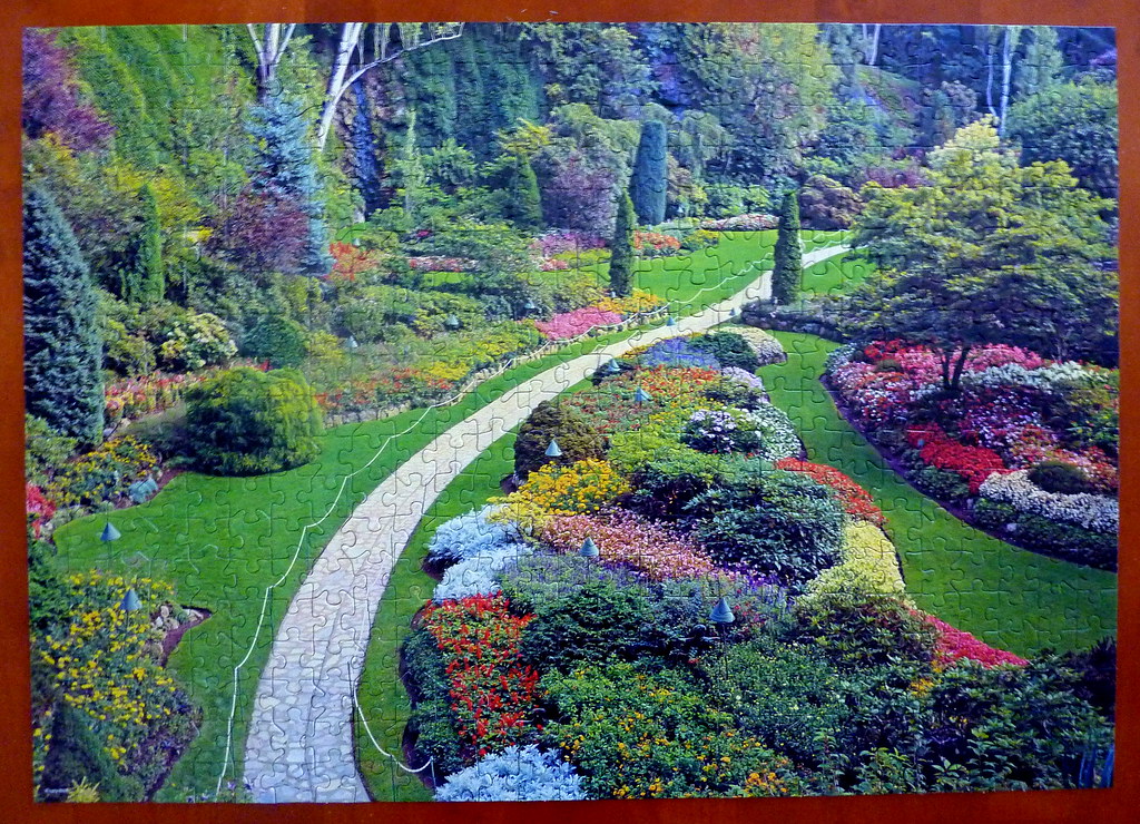 Puzzle of The Butchart Gardens