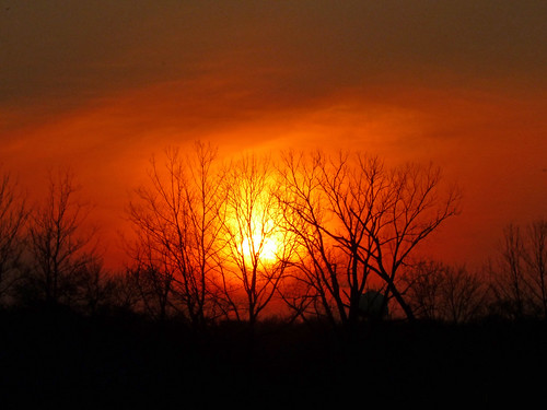county sunset ohio red orange yellow spring wetlands beavercreek xenia fen greene