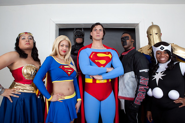 JUSTICE LEAGUE COSPLAY 2012