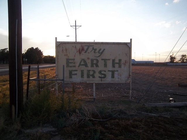 Try Earth First, Earth, Texas