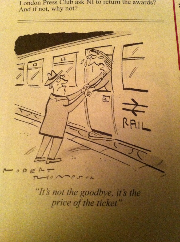 Private Eye train ticket cartoon. | Francis Storr | Flickr