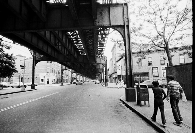 Boro Park Brooklyn New Utrecht Ave EL 1975 John & Marty