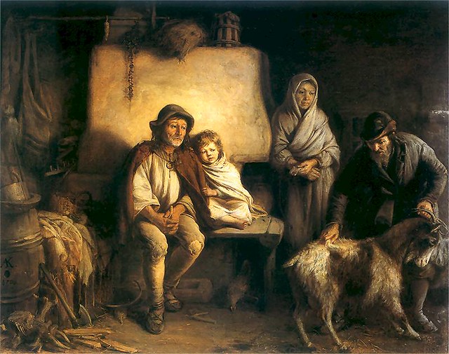 Kotsis, Alexsander (1836-1877) - 1870 The Last Possession (National Museum, Warsaw, Poland)