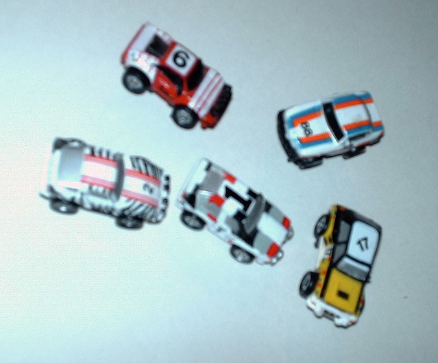 RALLY Micro Machines Model Mini Cars flashed 2