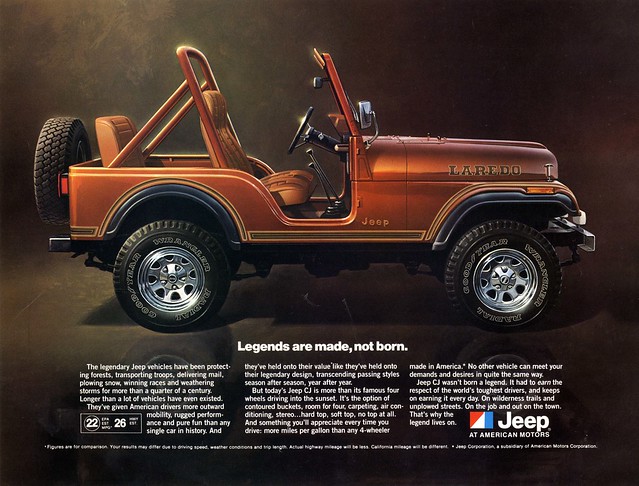 Jeep Legends Advertisement