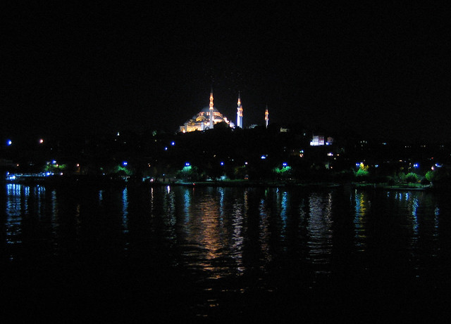 A Wiev from Halic Bridge to  The Mosque