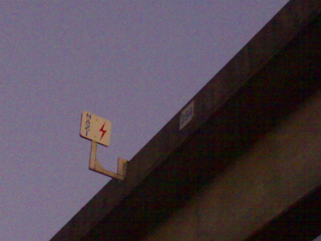 "NAZI" SkyTrain Symbol Near Nanaimo Station