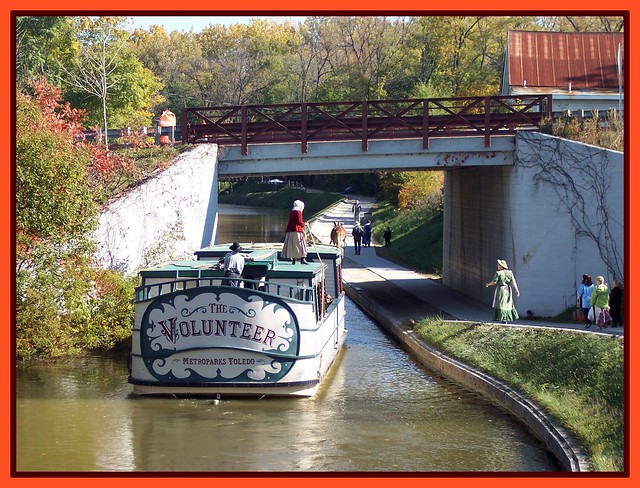 Miami-Erie Canal Boat at Providence Metropark, Grand Rapids, Ohio