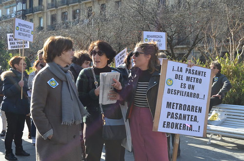 Metroaren aurkako manifestazioa