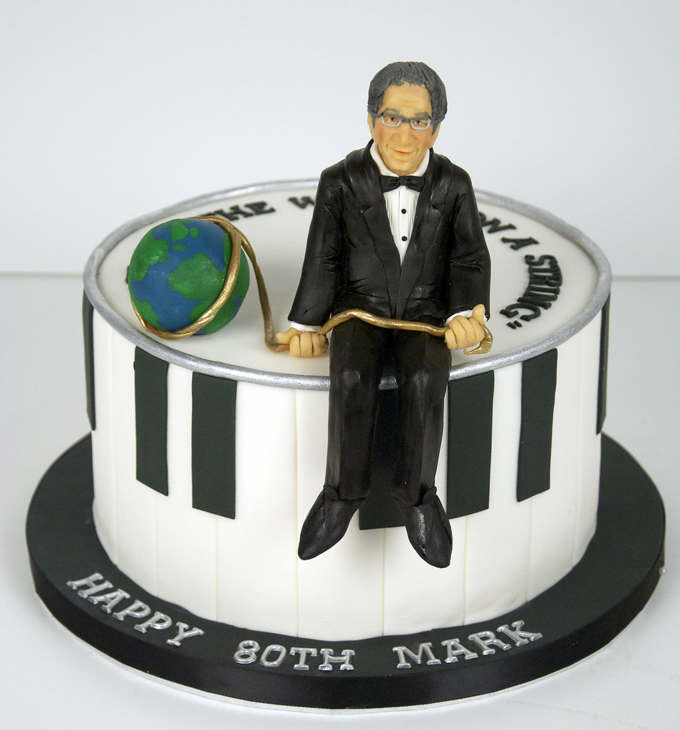 BC4198 - piano 80th birthday cake toronto
