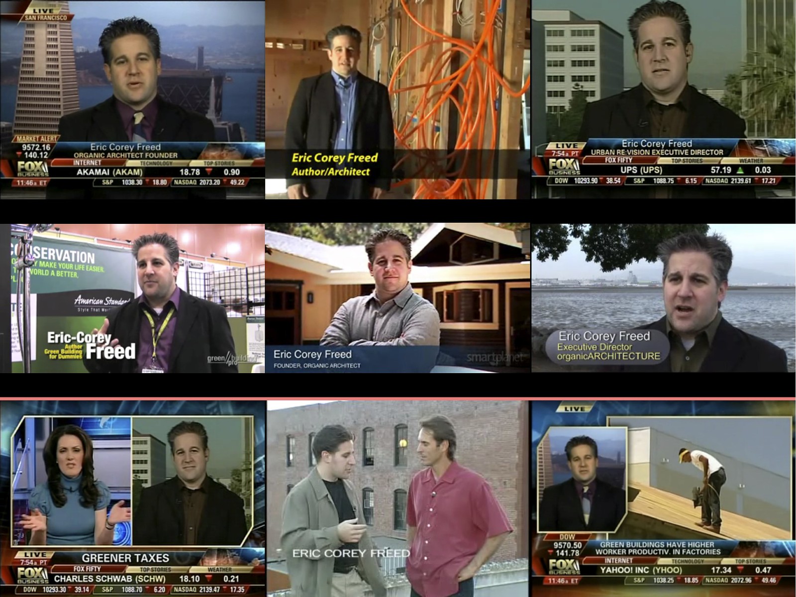 some of Eric's media appearances