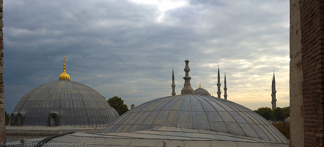 View Out of Hagia Sophia